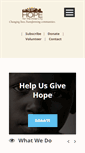 Mobile Screenshot of hopefortheinnercity.org